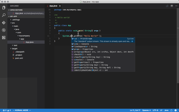 visual studio code java practice project build